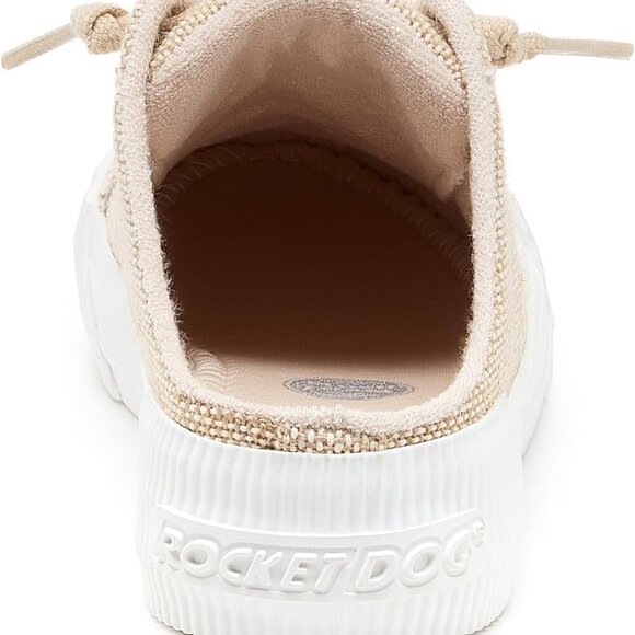 Women's Cotton Mule Sneakers Rubber Sole Comfort Indoor Outdoor Casual - Picture 3 of 7